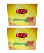 Lipton 100% Natural Decaf  Tea (2 boxes/144 tea bags)  Black &amp; Orange Pekoe - $25.00