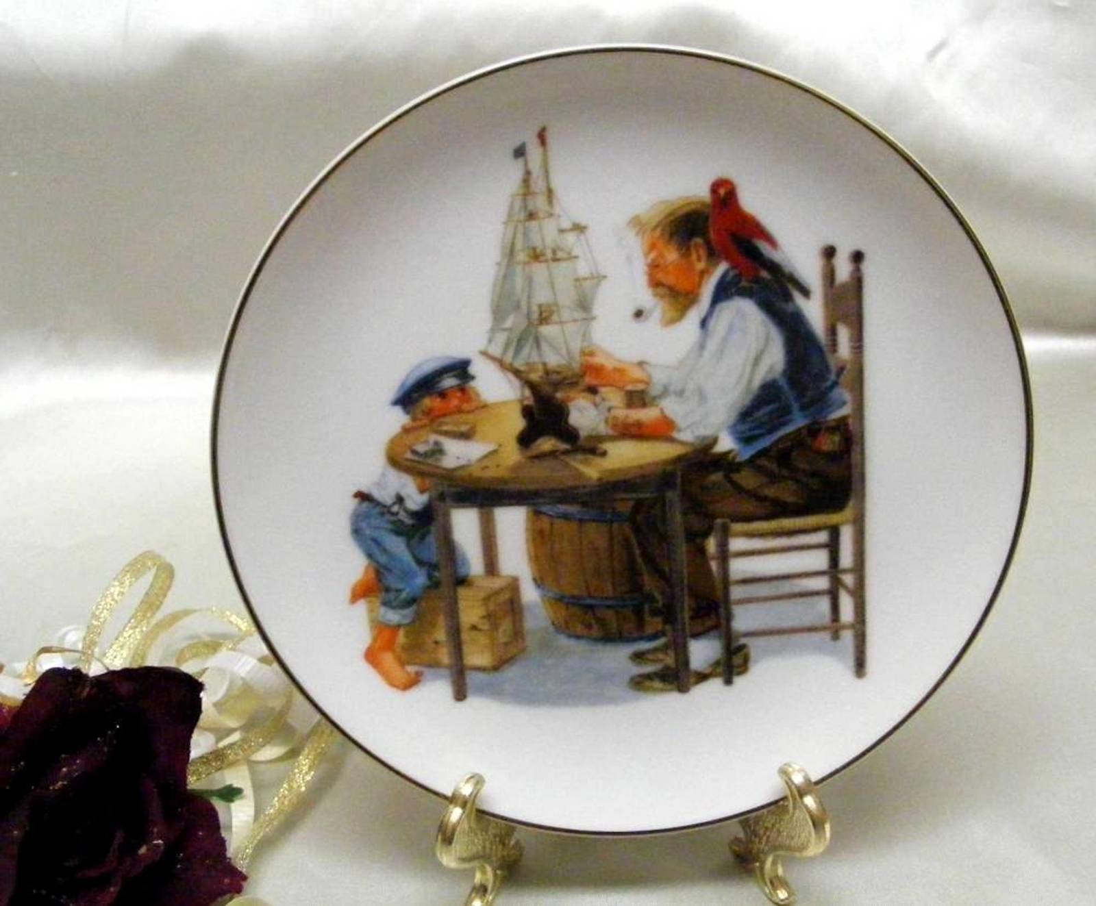 2588 Vintage Norman Rockwell Museum For The Good Boy Collector Plate - $18.00