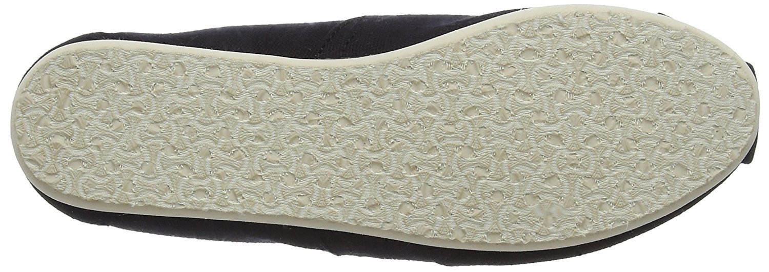 NEW TOMS Women's Classic Solid Black Canvas Slip On Flats Shoes NIB Item image 7