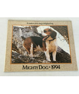 Mighty dog 1994 wall hanging calendar with dog pictures mighty dog food ... - $19.75