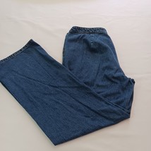 Carolina Blues Bootcut Leg Jeans Women&#39;s Size 18 Blue Mid Rise Measured ... - $13.85