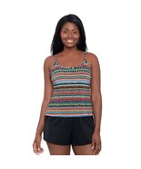 Women&#39;s Trimshaper Farrah Romper Swimsuit, Size: 10, Mad Dash Stripe - $91.78 CAD