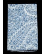 Ralph Lauren Blue Bantry Paisley Thick Flannel Cotton Euro Sham NIP $125 - $42.99