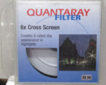 Quantaray  58mm Filter Cross Screen 6X Six Point Star - W/Case - $12.34