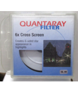 Quantaray  58mm Filter Cross Screen 6X Six Point Star - W/Case - £9.65 GBP