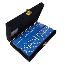 Marion Domino Double 6 Blue Jumbo Tournament Professional Size with Spin... - $39.59