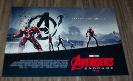 Marvel Avengers Endgame Avenge The Fallen Imax Promo Poster Print Iron Man Hulk - £11.68 GBP