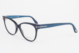 Tom Ford 5291 005 Black Turquoise Eyeglasses TF5291 005 53mm - £179.41 GBP