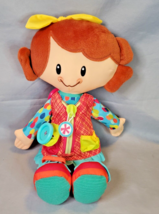 Playskool Activity Doll Dressy Girl Plush Stuffed Learn to Dress 14&quot; for... - £8.84 GBP