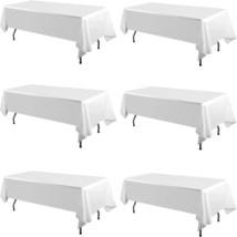 Tablecloth Polyester Table Cloth Wrinkle Resistant Washable Polyester Table Cove - £43.50 GBP
