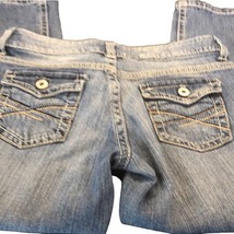 Women’s Aeropostale cropped ankle patched distressed jeans juniors size 3/4 - $204.71 MXN