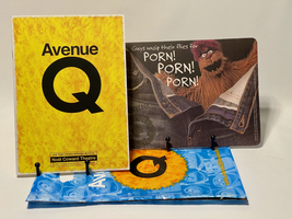 Program and Mouse Pad from the London Production of &quot;Avenue Q&quot; - $29.00