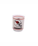 Vintage Mobil St. Louis Football Cardinals Frosted Glass Tumbler Cup NFL - $241.07 MXN