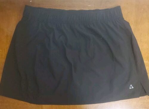 Gerry Tennis Skirt Skort Black Stretch Athletic Athleisure Sport Womens ... - $8.56