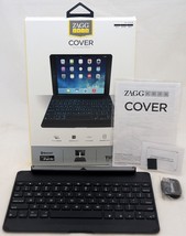 NEW Zagg Cover iPad Air 1ST GEN Bluetooth Keyboard backlit keys hinged c... - £22.06 GBP