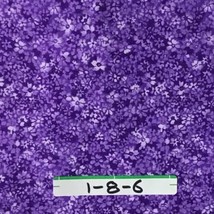 1.5ydsFabrics Daisy Pattern Purple Made In USA (1-8-6B) - £7.55 GBP