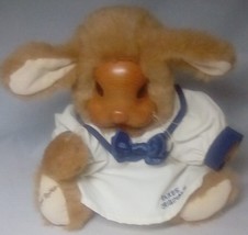 1990 ROBERT RAIKES Originals Betsy Ann 9” Bunny Rabbit Wooden Carved Face w/Tag - £14.95 GBP