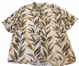 Joe Marlin Men Button Down Hawaiian Shirt Top Size XL X-Large Floral - £8.81 GBP