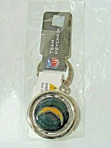 NFL Los Angeles Chargers Spinning Logo Key Ring Keychain Forever Collect... - £8.56 GBP