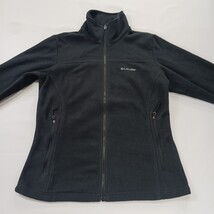 Columbia XL0098 Women's Black Pocket Full Zip Fleece Jacket Size Medium Chest 38 image 12
