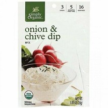 Simply Organic Mix Dip Onion and Chive, 1 oz - £5.40 GBP