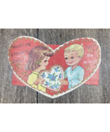 Vintage Valentine Nothing Flowery Dear 1970s - $5.99