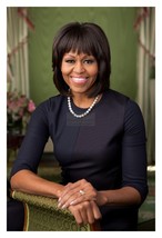Michelle Obama 49TH First Lady Of The United States 4X6 Photograph Reprint - £6.36 GBP