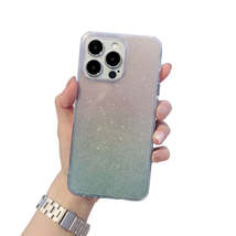 Anymob iPhone Red And Silver Gradient Rainbow Clear Phone Case Shiny Glitter  - £23.10 GBP