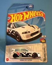 Hot Wheels Honda Civic Custom White #172 - 2023 HW Drag Strip - £5.30 GBP