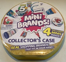 Zuru 5 Surprise Mini Brands Series 2 Collector&#39;s Case 4 Exclusive Minis NEW - £9.47 GBP