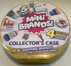 Zuru 5 Surprise Mini Brands Series 2 Collector&#39;s Case 4 Exclusive Minis NEW - £8.95 GBP