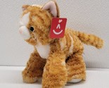 Aurora World Floppy Beanbag Plush Orange Tabby Cat Molly 8&quot; New With Tag - £15.51 GBP