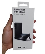 Genuine Style Cover Case with Stand For SONY Xperia 1VI -XQZ-CBEC -NEW - $50.65 CAD