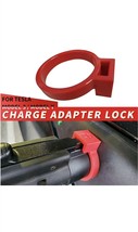 2x Tesla Charger Adapter Lock for Tesla Model 3 / Y J1772 ( RED ) ( 2 Pa... - £7.41 GBP