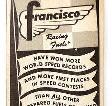 1974 Francisco Racing Fuels Model Supply Advertisement Aviation Kits DWQQ13 - $19.99