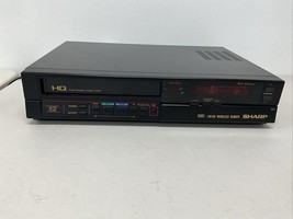 Vintage SHARP VC-7855U  VHS VCR - Black FOR PARTS - $23.36