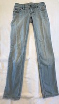Bullhead Womens Jeans Size 0 Juniors Girls Skinniest Tinted Wash Low Rise - $10.00