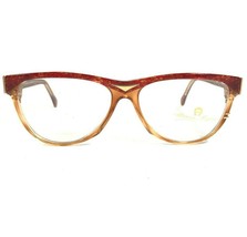 Vintage Etienne Aigner EA10 COL 10 Eyeglasses Frames Brown Gold Horn Rim 135 - £37.31 GBP