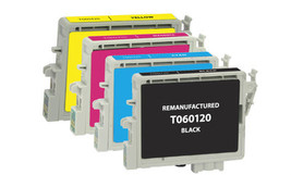 Epson 60 Series Remanufactured Ink Cartridge 4-Piece Combo Pack - $16.95