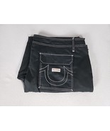 True Religion Regular Fit Straight Leg Snap Cargo Pants Men's 42X32 Black 108335 - $49.99