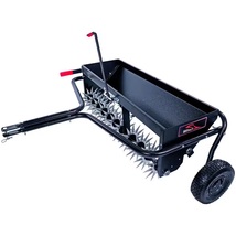 Brinly-Hardy 40 in. Tow-Behind Combination Aerator Spreader with 3-D Ste... - £252.99 GBP