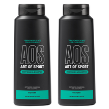 Mens Male Guys Body Wash Art Of Sport Shower Gel Shampoo For Men Charcoal 32 Oz. - £29.54 GBP