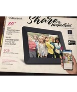 Aluratek 10-Inch Digital Photo Frame Wi-Fi Touch Screen 8GB (ASHDPWM10S) - NEW™ - €46,77 EUR