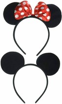 Mickey Minnie Mouse Ears Headbands (Set of 2), Black - $13.85