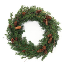 Mixed Pine Cone Wreath 26&quot;D - $82.16