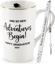 Happy Graduation Coffee Mug, Graduation Gifts for Her Him 2024 for Gradu... - £23.09 GBP