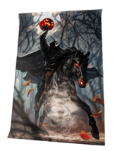 Framed Headless Horseman Print Legend of Sleepy Hollow Ichabod Crane 16”x 24” LG - £60.67 GBP
