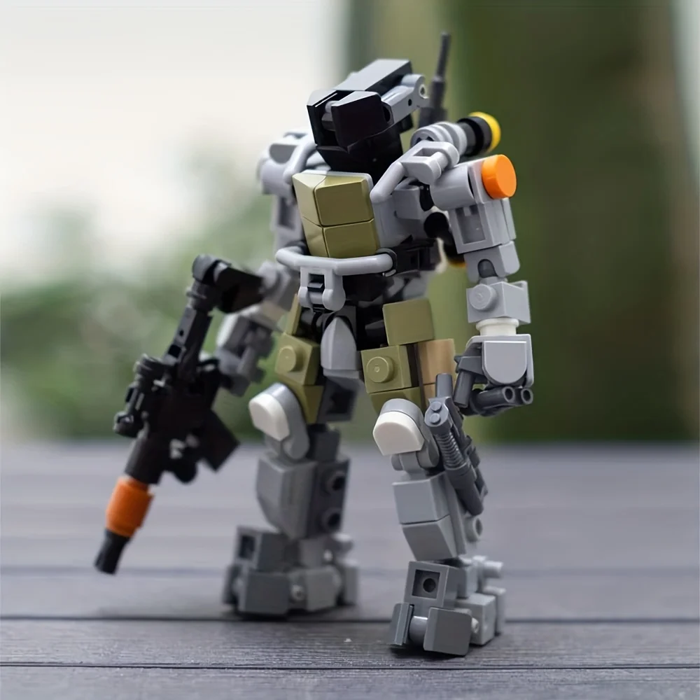 New Toys Moc Robot Building Kit Armor Action Figure Building Model Toy C... - $184.65 MXN