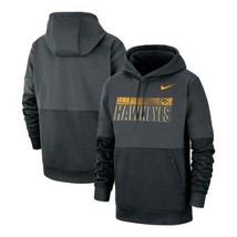 Nike Men&#39;s Iowa Hawkeyes Sideline Lockup Therma-Fit Pullover Hoodie Large - $54.15