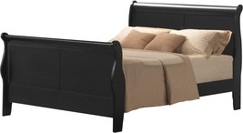 Black Louis Philippe Iii Twin Bed From Acme. - $312.97